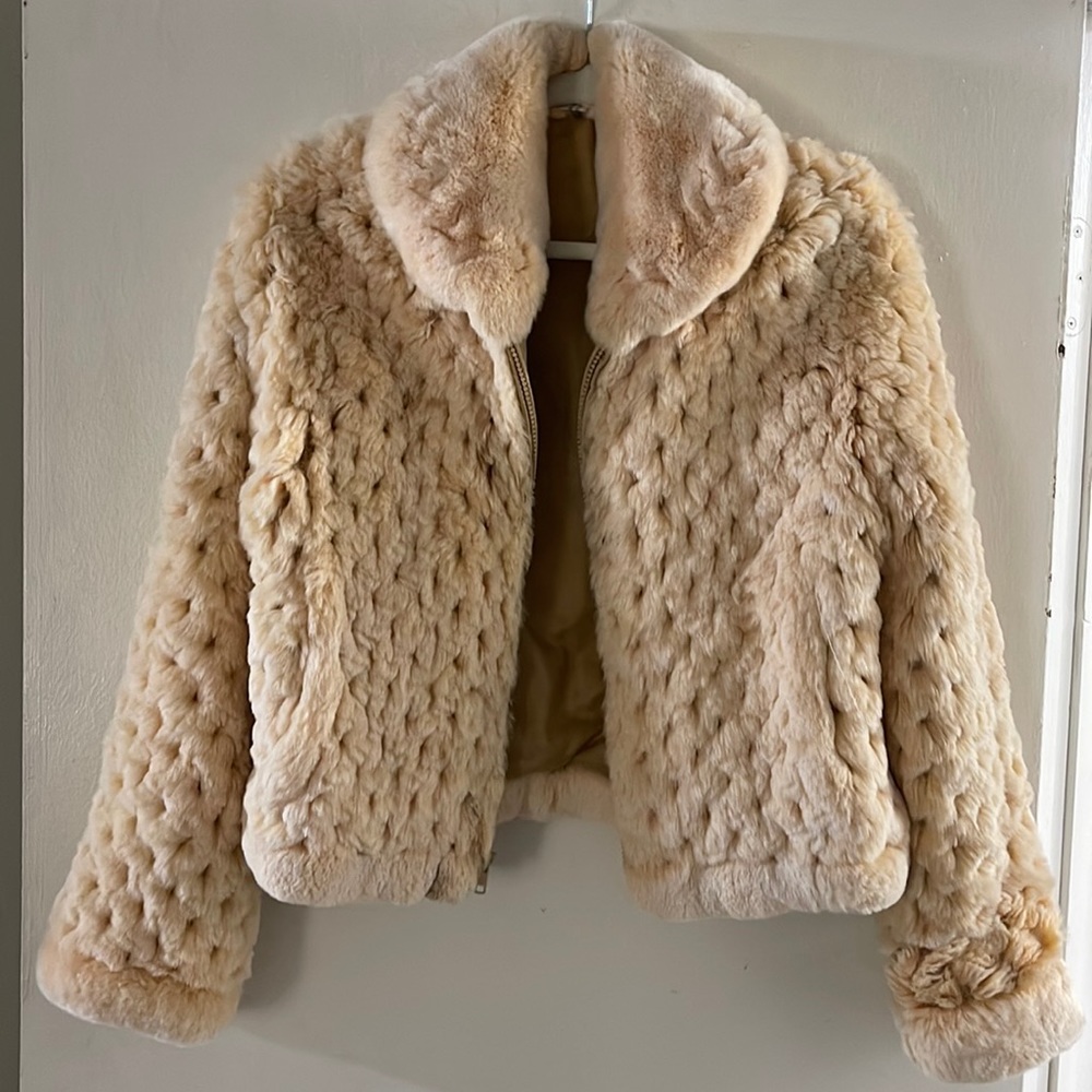 Fur waist jacket
